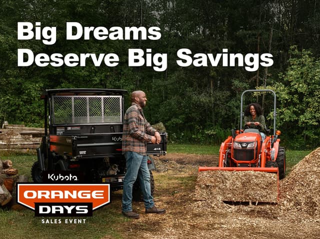 Kubota Orange Days Sales Event 4-18-26